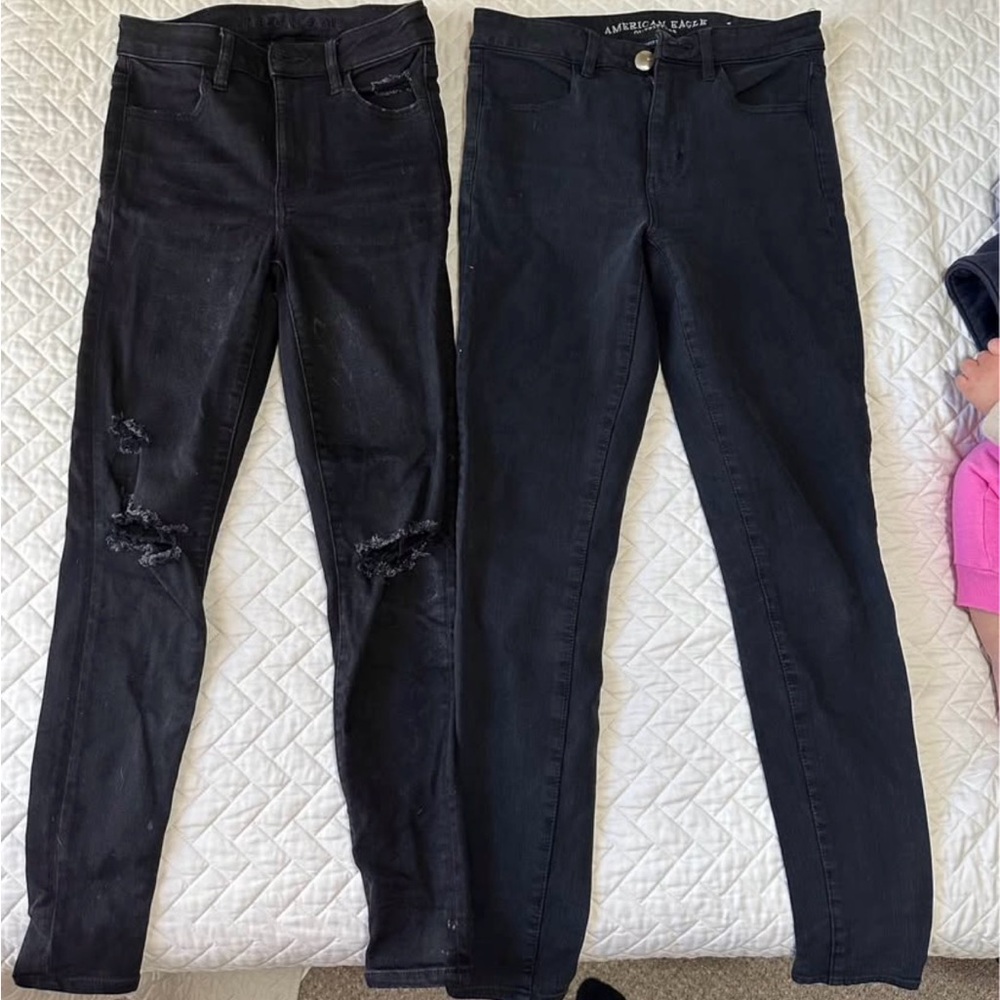 American Eagle Black Skinny Jeans